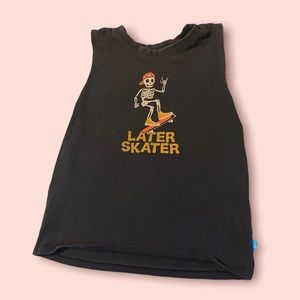 FEATHER 4 ARROW - designer kids sleeveless tee- size 8